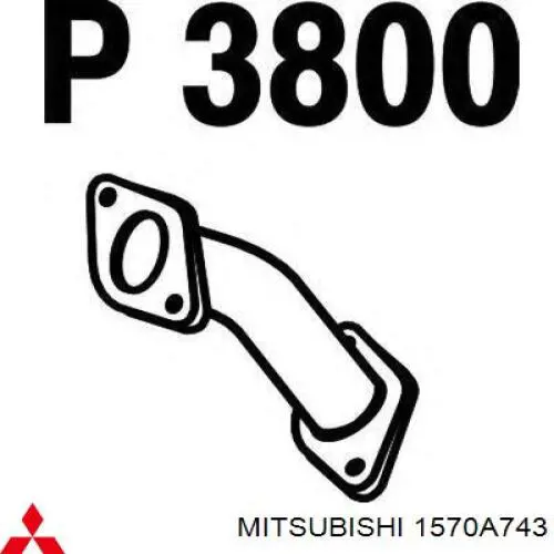 286102S000 Hyundai/Kia Silenciador, parte dianteira