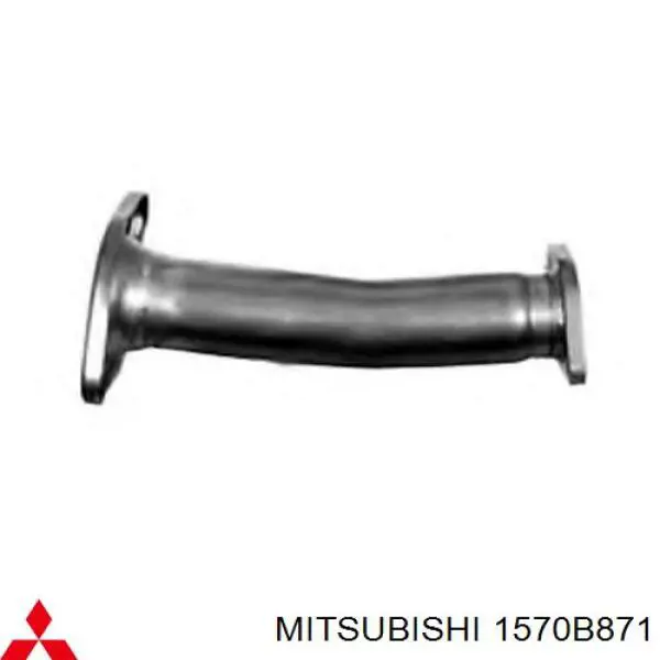 1570B871 Mitsubishi Tubo de admissão dianteiro (calças) do silenciador