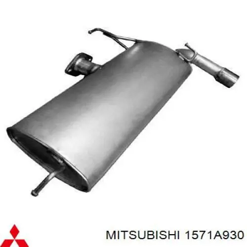 Silenciador, parte traseira Mitsubishi 1571A930 preço, a partir de 75,99 USD