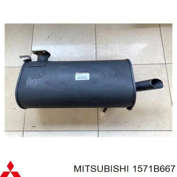 Silenciador, parte traseira Mitsubishi 1571B117 preço, a partir de 192,32 USD