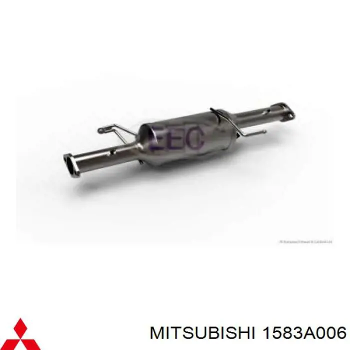 1583A006 Mitsubishi Filtro de partículas do sistema dos gases de escape