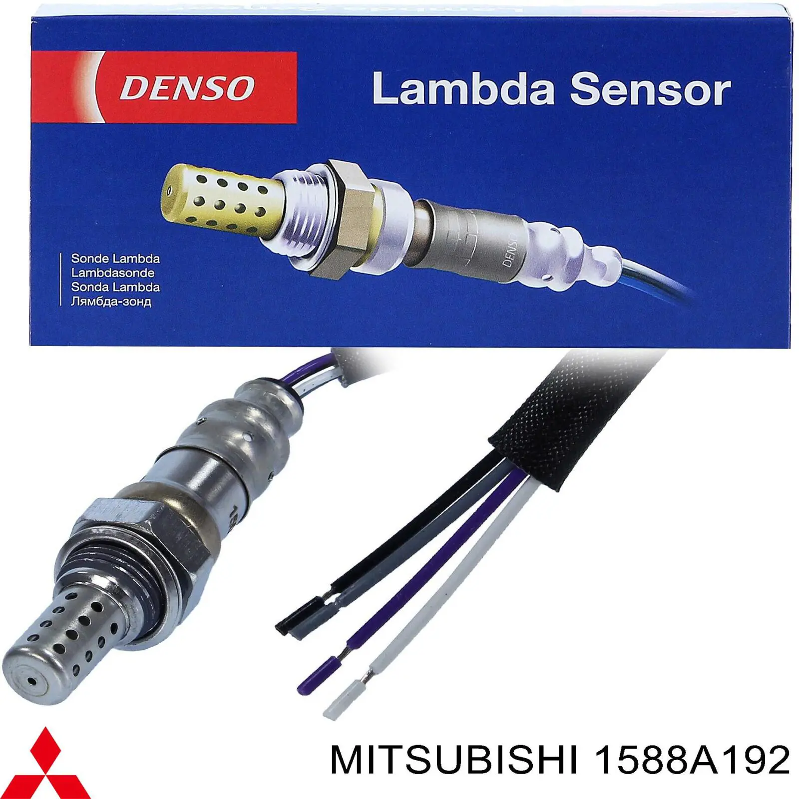 Compre 1588A192 Mitsubishi Sonda lambda, sensor de oxigênio
