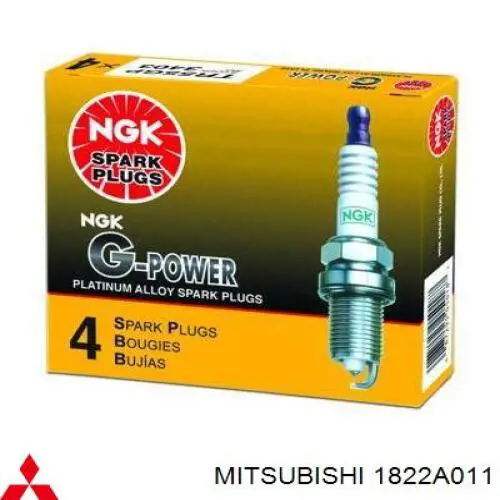 Vela de ignição 1822A011 Mitsubishi