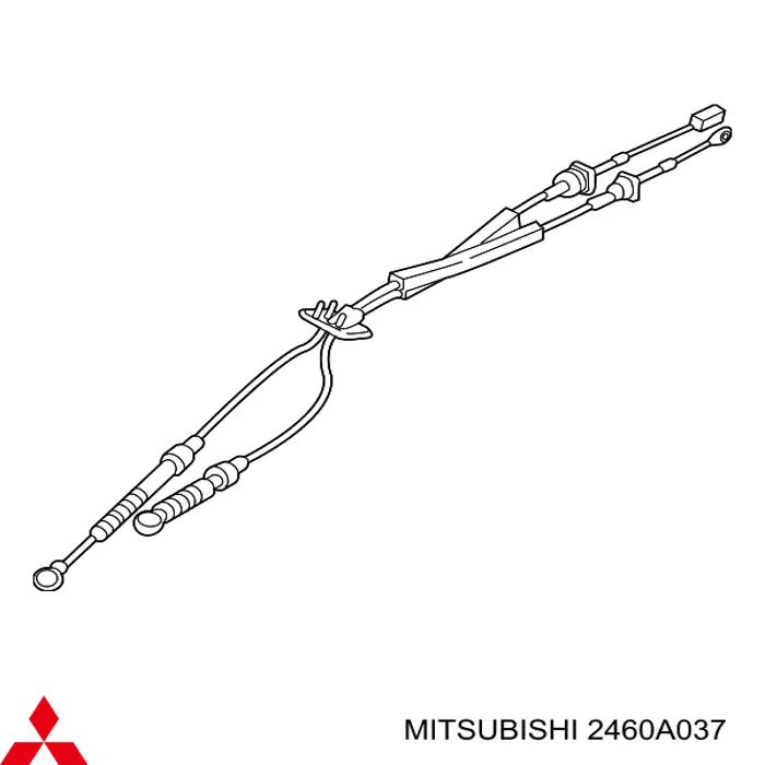 Cabo de mudança (de seleção de velocidade) Mitsubishi 2460A037 preço, a partir de 282,44 USD