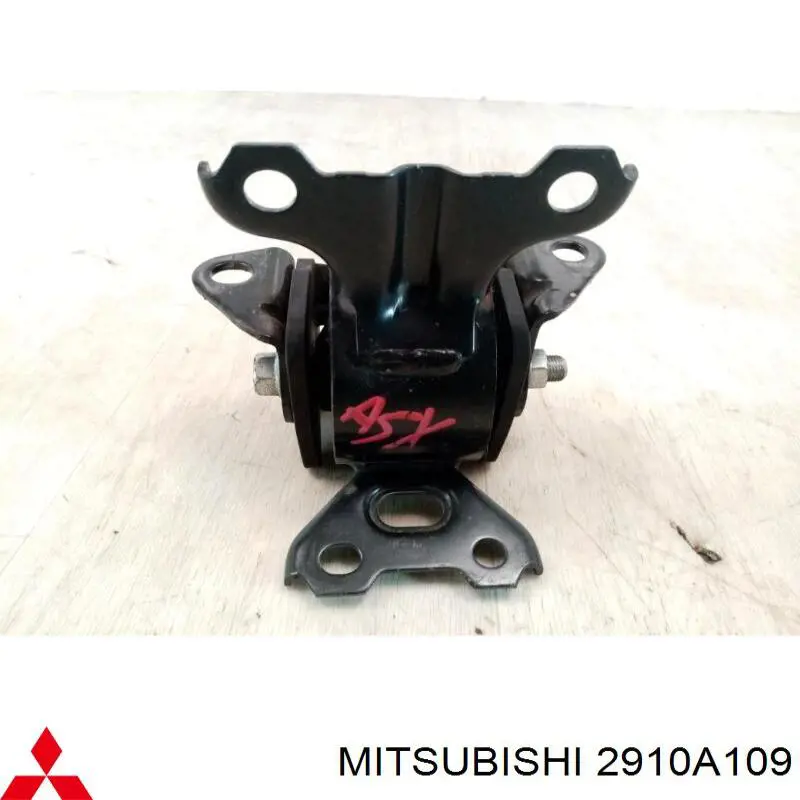 2910A109 Mitsubishi Coxim (suporte) traseiro de motor