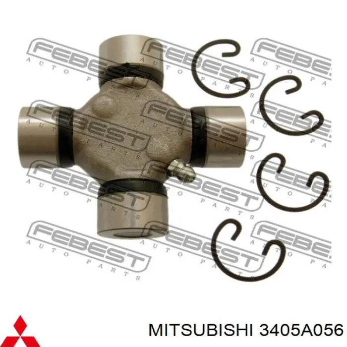 3405A056 Mitsubishi Cruzeta da junta universal dianteira