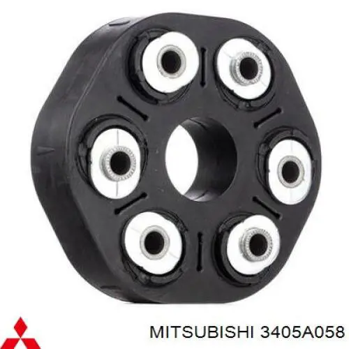 3405A058 Mitsubishi Cruzeta da junta universal traseira