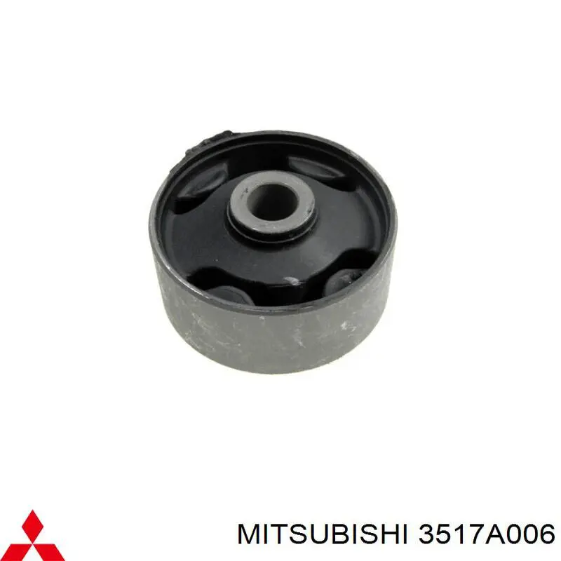 3517A006 Mitsubishi Bloco silencioso dianteiro de travessa de fixação de redutor traseiro
