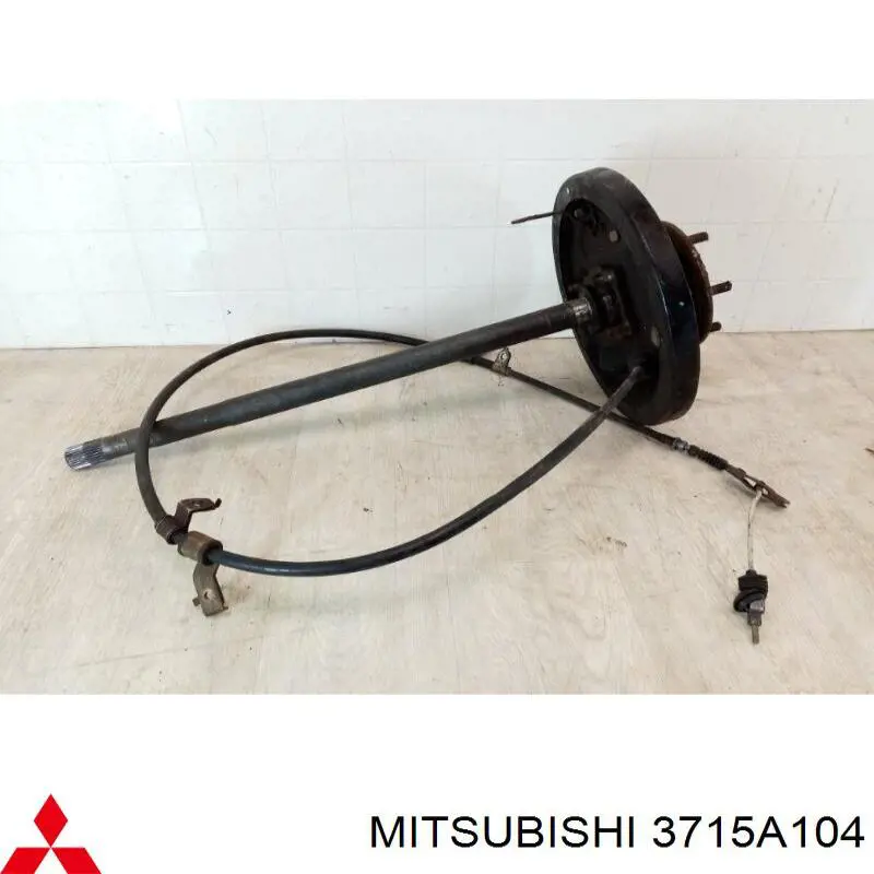 3715A104 Mitsubishi Semieixo traseiro esquerdo