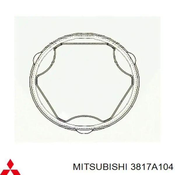 Compre 3817A104 Mitsubishi Bota de proteção interna de junta homocinética do semieixo dianteiro