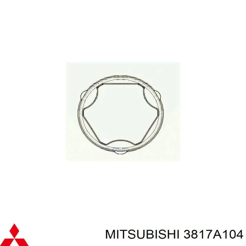 Bota de proteção interna de junta homocinética do semieixo dianteiro Mitsubishi 3817A104 preço, a partir de 12,84 USD