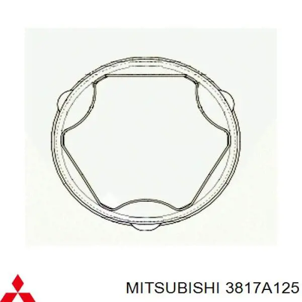 Bota de proteção interna esquerda de junta homocinética do semieixo dianteiro Mitsubishi 3817A125 preço, a partir de 25,11 USD