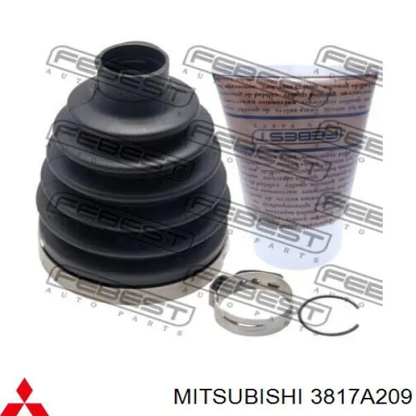 Compre 3817A209 Mitsubishi Bota de proteção externa de junta homocinética do semieixo dianteiro