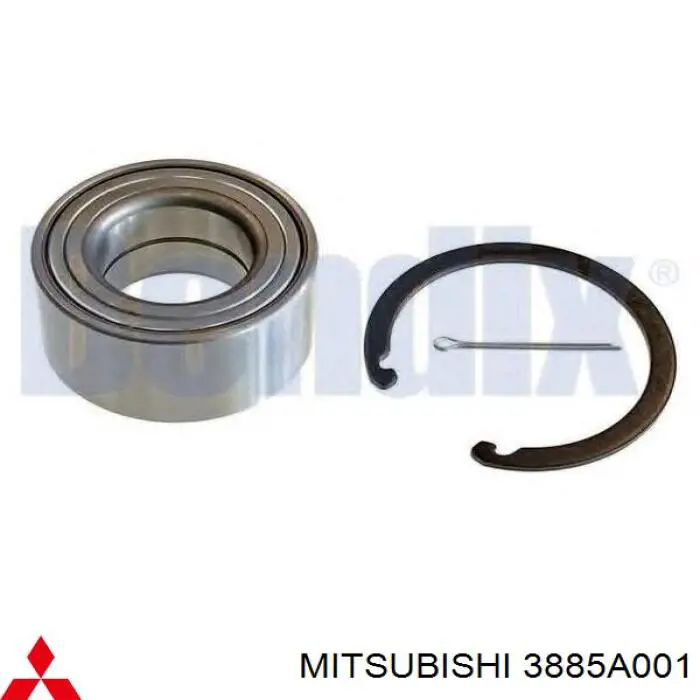 Rolamento de cubo dianteiro Mitsubishi 3885A001 preço, a partir de 27,17 USD