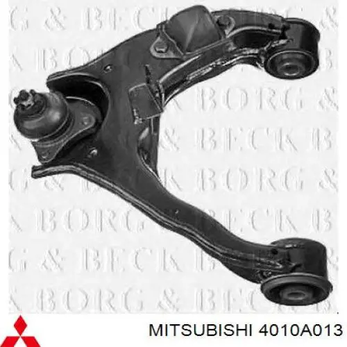 4010A013 Mitsubishi Braço oscilante superior esquerdo de suspensão dianteira