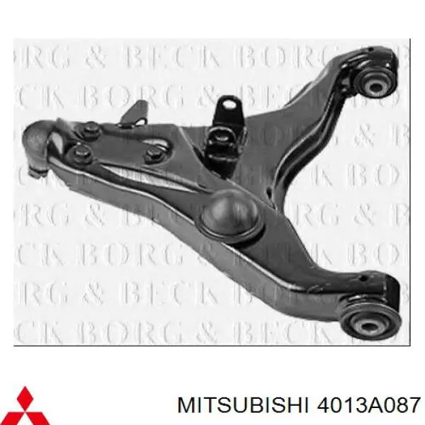 Braço oscilante inferior esquerdo de suspensão dianteira Mitsubishi 4013A087 preço, a partir de 137,91 USD