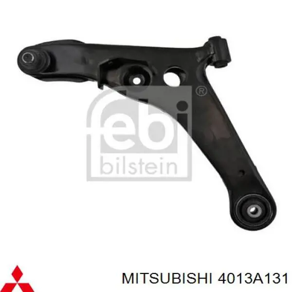 Braço oscilante inferior esquerdo de suspensão dianteira 4013A131 Mitsubishi