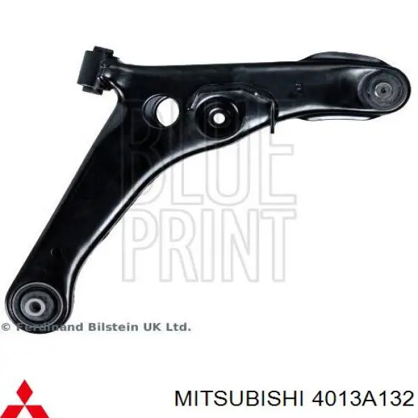 Braço oscilante inferior direito de suspensão dianteira 4013A132 Mitsubishi