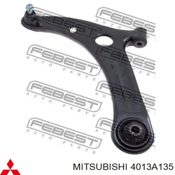 Compre 4013A135 Mitsubishi Braço oscilante inferior esquerdo de suspensão dianteira