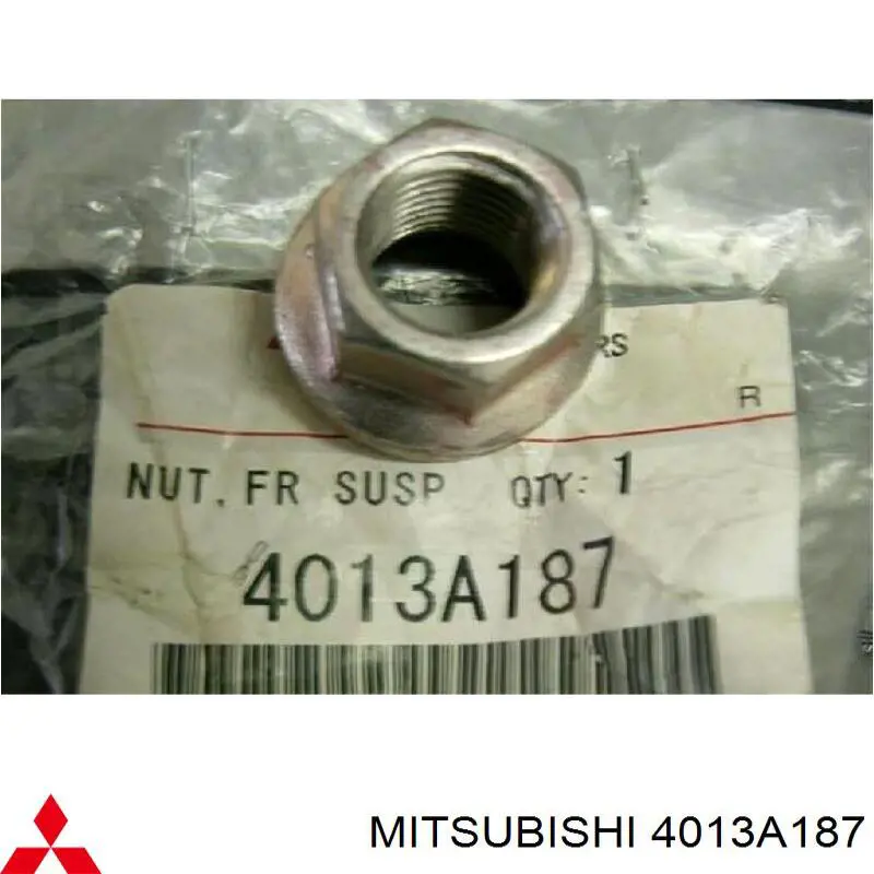 Compre 4013A187 Mitsubishi Porca excêntrica do braço oscilante inferior traseiro (de inclinação)