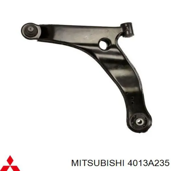 Compre 4013A235 Mitsubishi Braço oscilante inferior esquerdo de suspensão dianteira