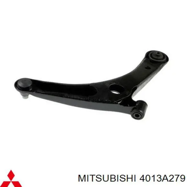 4013A279 Mitsubishi Braço oscilante inferior esquerdo de suspensão dianteira
