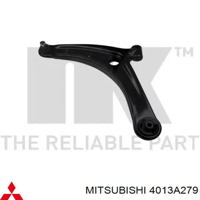 Braço oscilante inferior esquerdo de suspensão dianteira Mitsubishi 4013A279 preço, a partir de 71,51 USD