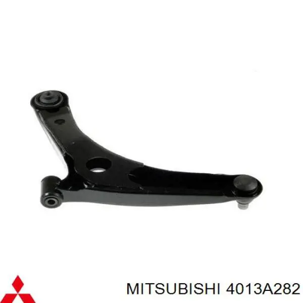 4013A282 Mitsubishi Braço oscilante inferior direito de suspensão dianteira