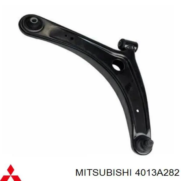 Compre 4013A282 Mitsubishi Braço oscilante inferior direito de suspensão dianteira