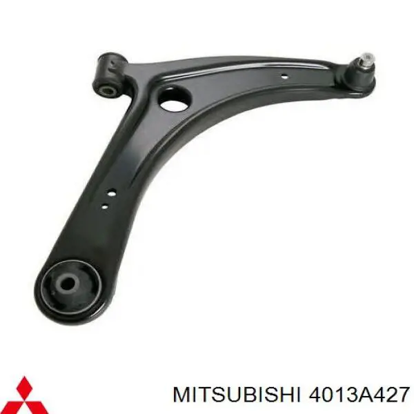 4013A427 Mitsubishi Braço oscilante inferior esquerdo de suspensão dianteira