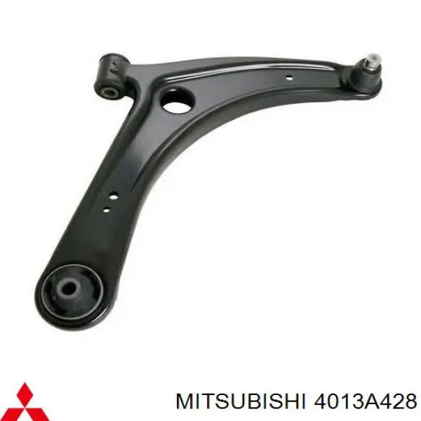 4013A428 Mitsubishi Braço oscilante inferior direito de suspensão dianteira