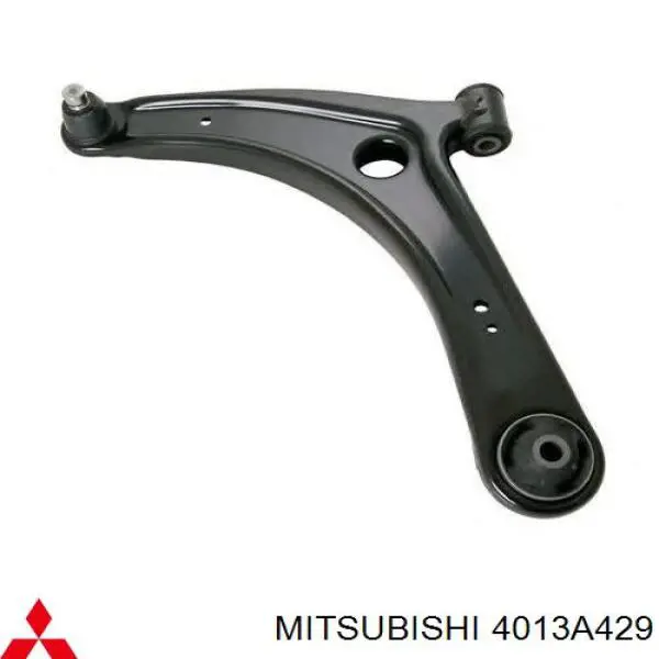 4013A429 Mitsubishi Braço oscilante inferior esquerdo de suspensão dianteira