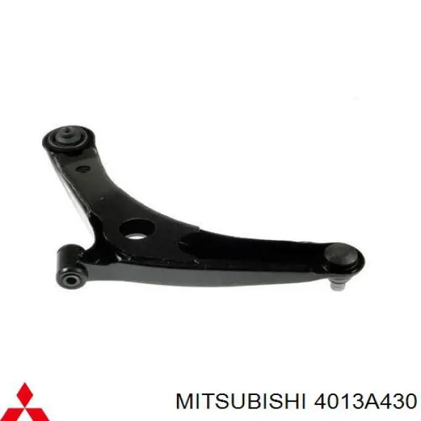 Compre 4013A430 Mitsubishi Braço oscilante inferior direito de suspensão dianteira
