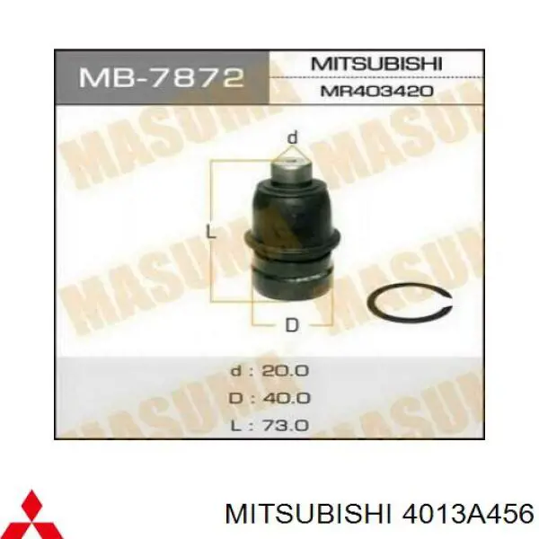 Bota de proteção de suporte esférico inferior Mitsubishi 4013A456 preço, a partir de 4,70 USD