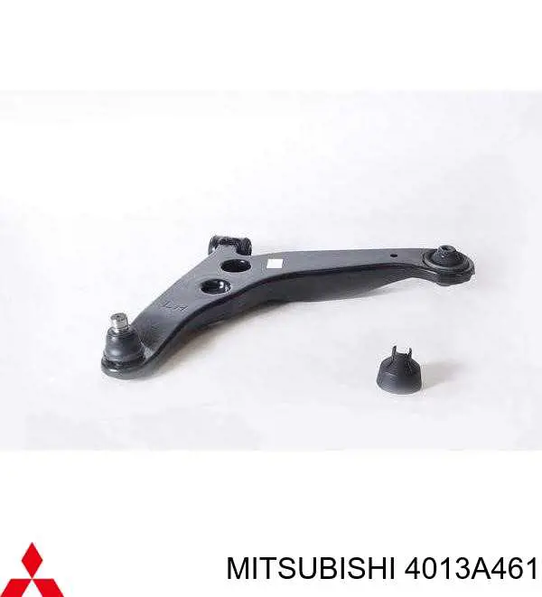 4013A461 Mitsubishi Braço oscilante inferior esquerdo de suspensão dianteira