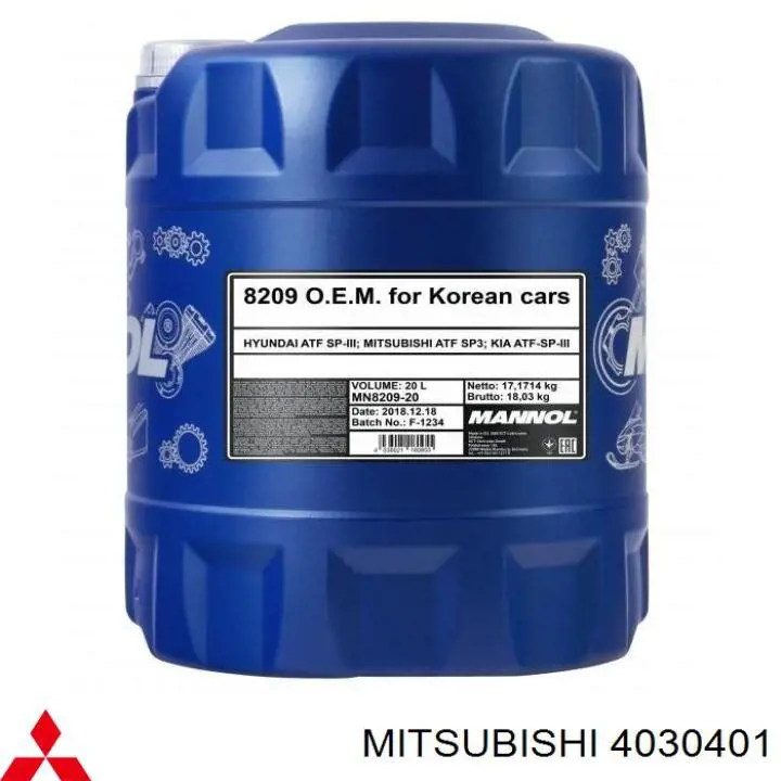 4030401 Mitsubishi Óleo de transmissão