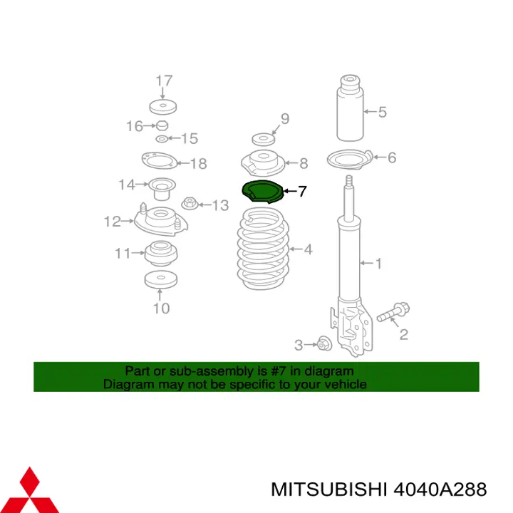 4040A288 Mitsubishi 