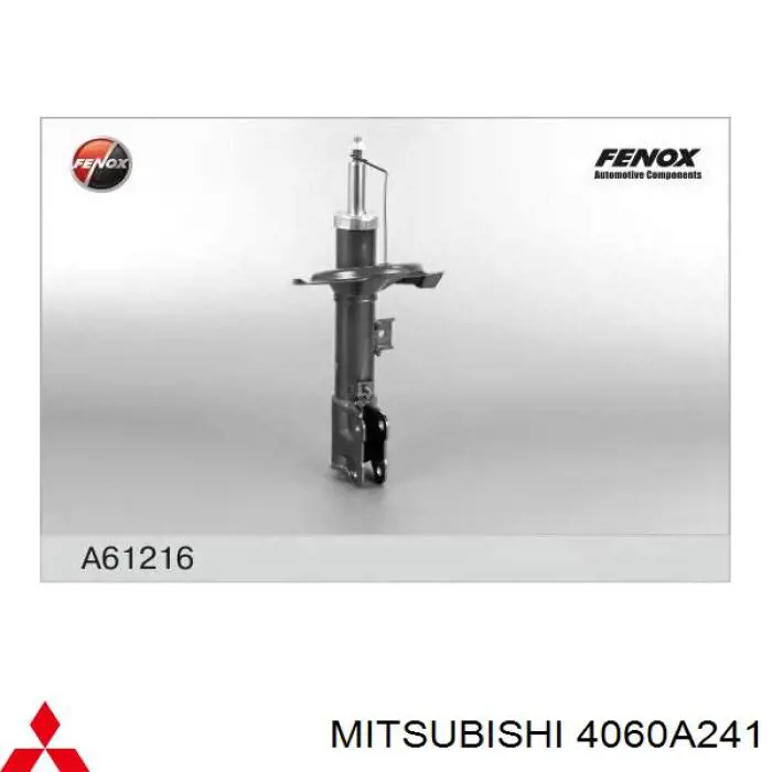 Compre 4060A241 Mitsubishi Amortecedor dianteiro esquerdo