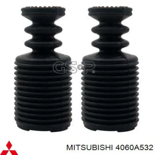 Compre 4060A532 Mitsubishi Pára-choque (grade de proteção) de amortecedor dianteiro + bota de proteção