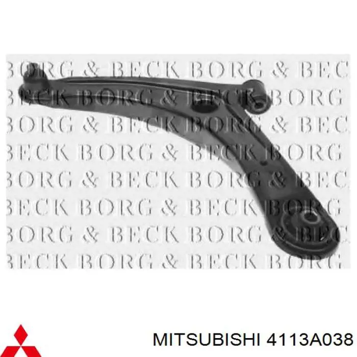 Braço oscilante inferior direito de suspensão traseira Mitsubishi 4113A038 preço, a partir de 104,46 USD