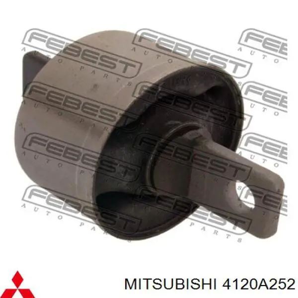 4120A252 Mitsubishi Bloco silencioso dianteiro de braço oscilante traseiro longitudinal