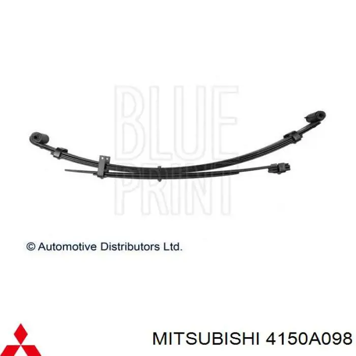 Compre 4150A098 Mitsubishi Suspensão de lâminas traseiro