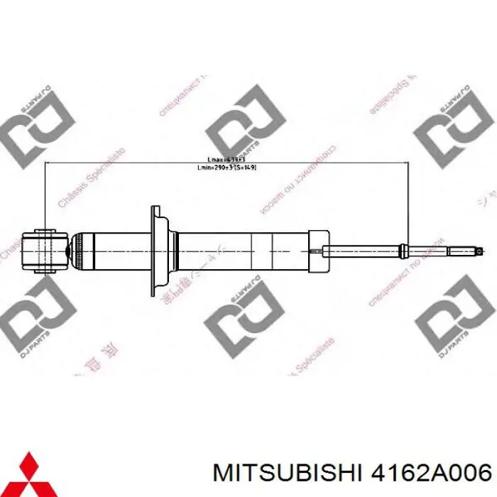 Amortecedor traseiro Mitsubishi 4162A006 preço, a partir de 28,59 USD