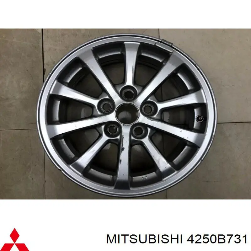 4250B731 Mitsubishi Discos de roda de aleação ligeira (de aleação ligeira, de titânio)