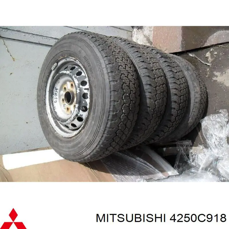 4250C918 Mitsubishi Discos de roda de aço (estampados)