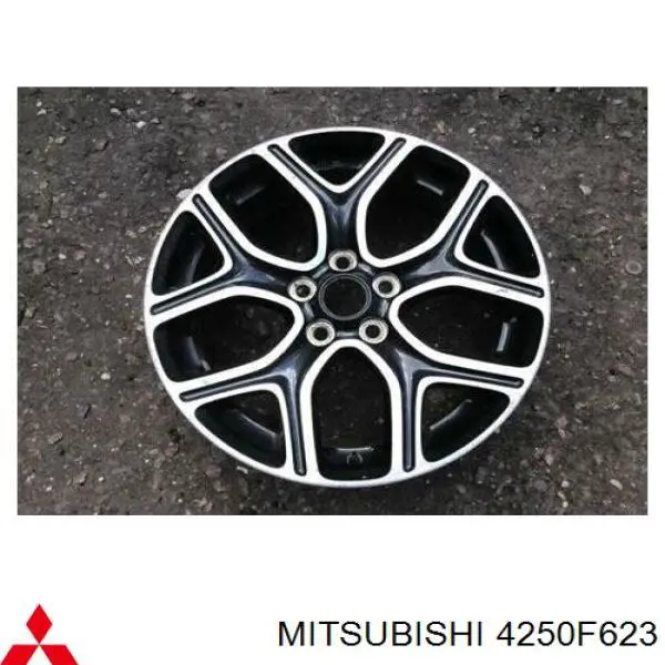 4250F623 Mitsubishi Discos de roda de aleação ligeira (de aleação ligeira, de titânio)