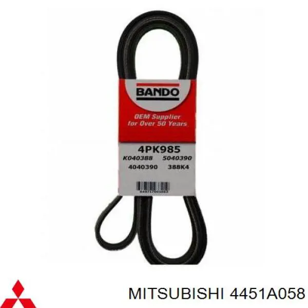 Correia dos conjuntos de transmissão Mitsubishi 4451A058 preço, a partir de 20,91 USD