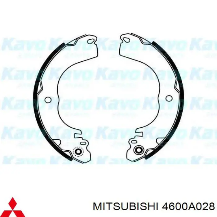 Compre 4600A028 Mitsubishi Sapatas do freio traseiras de tambor