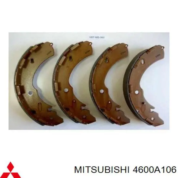 Sapatas do freio traseiras de tambor Mitsubishi 4600A106 preço, a partir de 49,29 USD