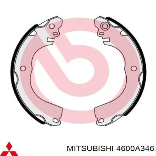 Sapatas do freio traseiras de tambor Mitsubishi 4600A346 preço, a partir de 64,11 USD